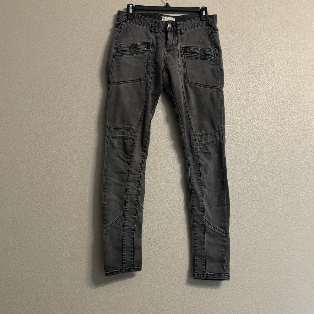 Free People Moto Jeans